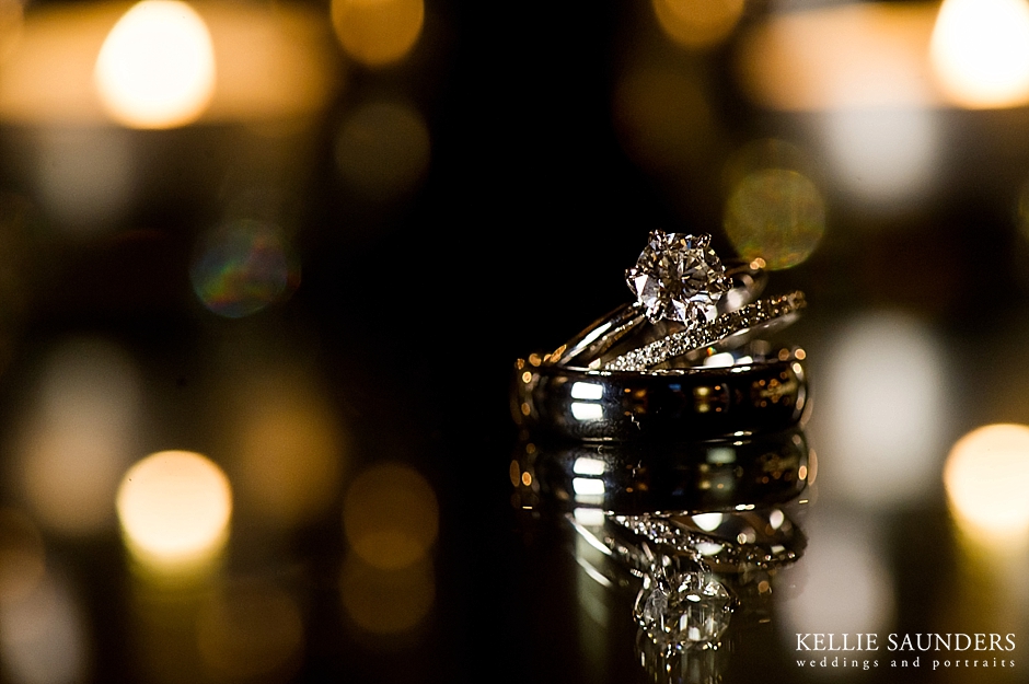 wedding ring bokeh