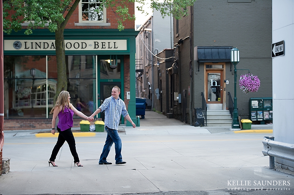 Engagement photos in birmingham michigan