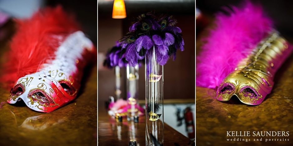 Crofoot Ballroom, Masquerade Ball Wedding Reception, Detroit Circus