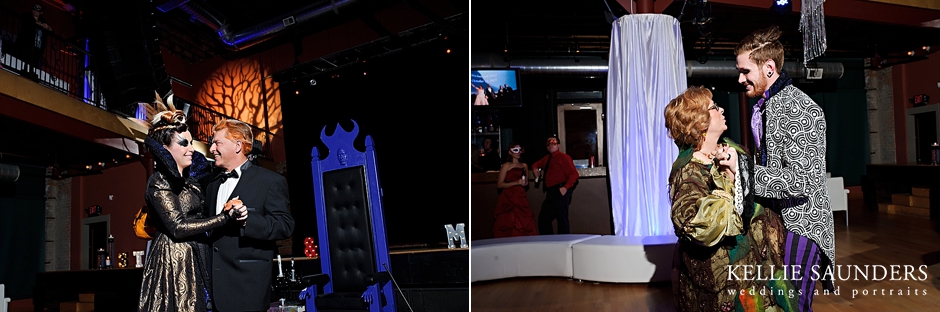 Crofoot Ballroom, Masquerade Ball Wedding Reception, Detroit Circus
