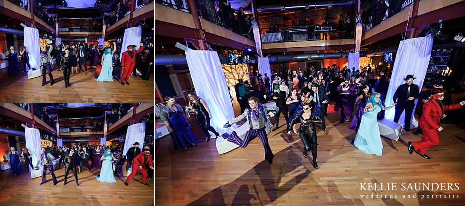 Crofoot Ballroom, Masquerade Ball Wedding Reception