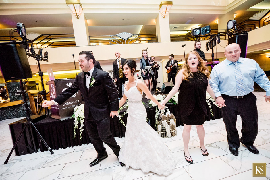 The Horah at Atheneum Wedding Reception in Detroit 