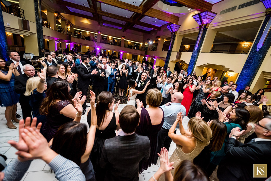 The Horah at Atheneum Wedding Reception in Detroit 