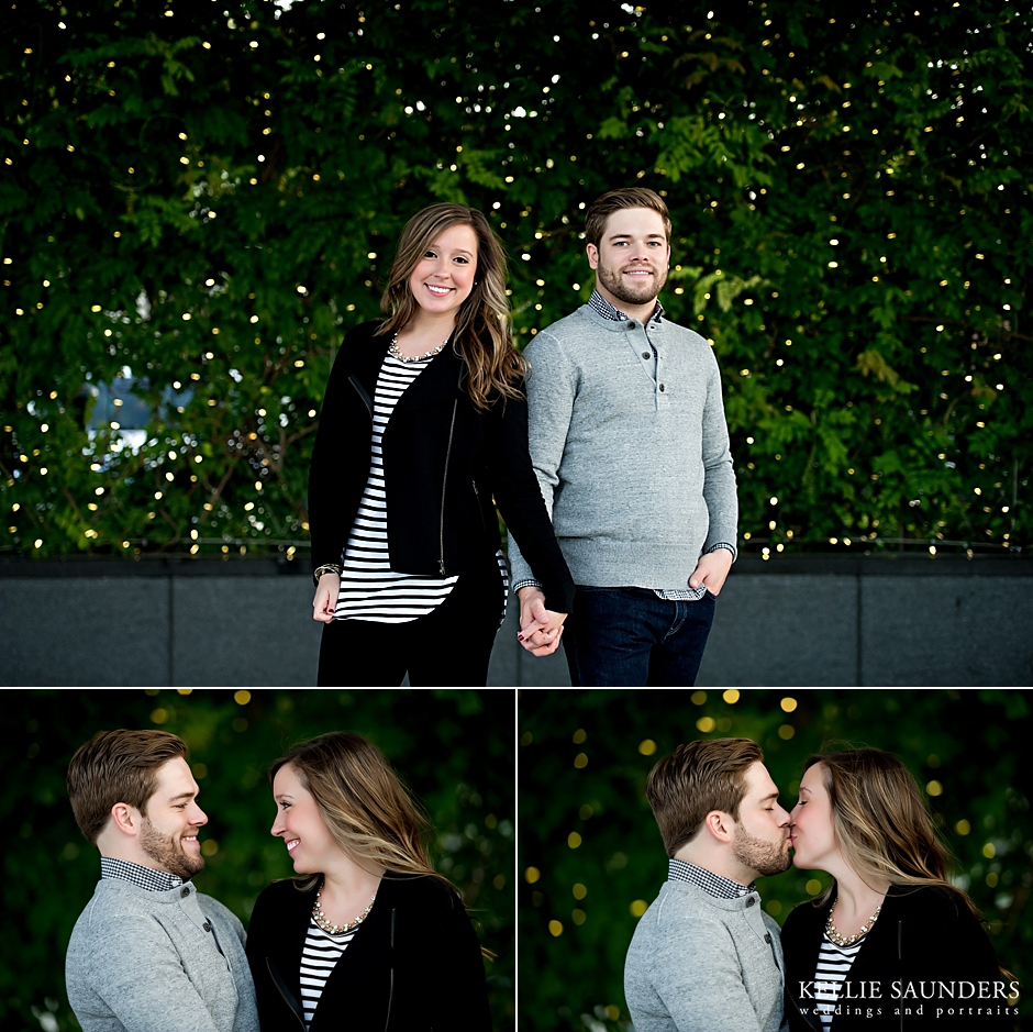 Birmingham michigan Shain Park Engagement Photos