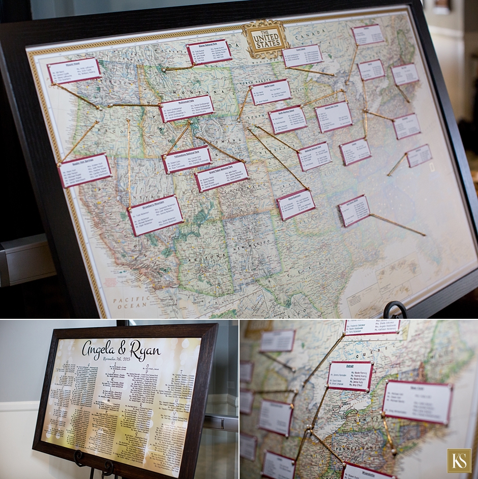 Map for wedding seating chart